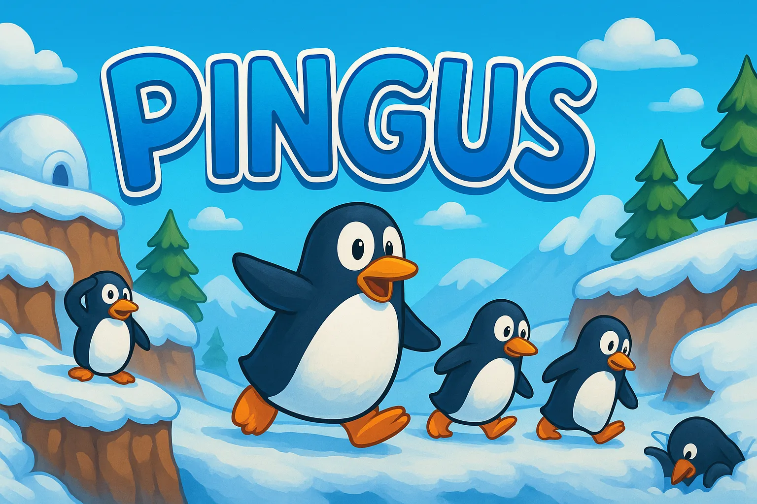 Pingus – Penguin Puzzle Adventure