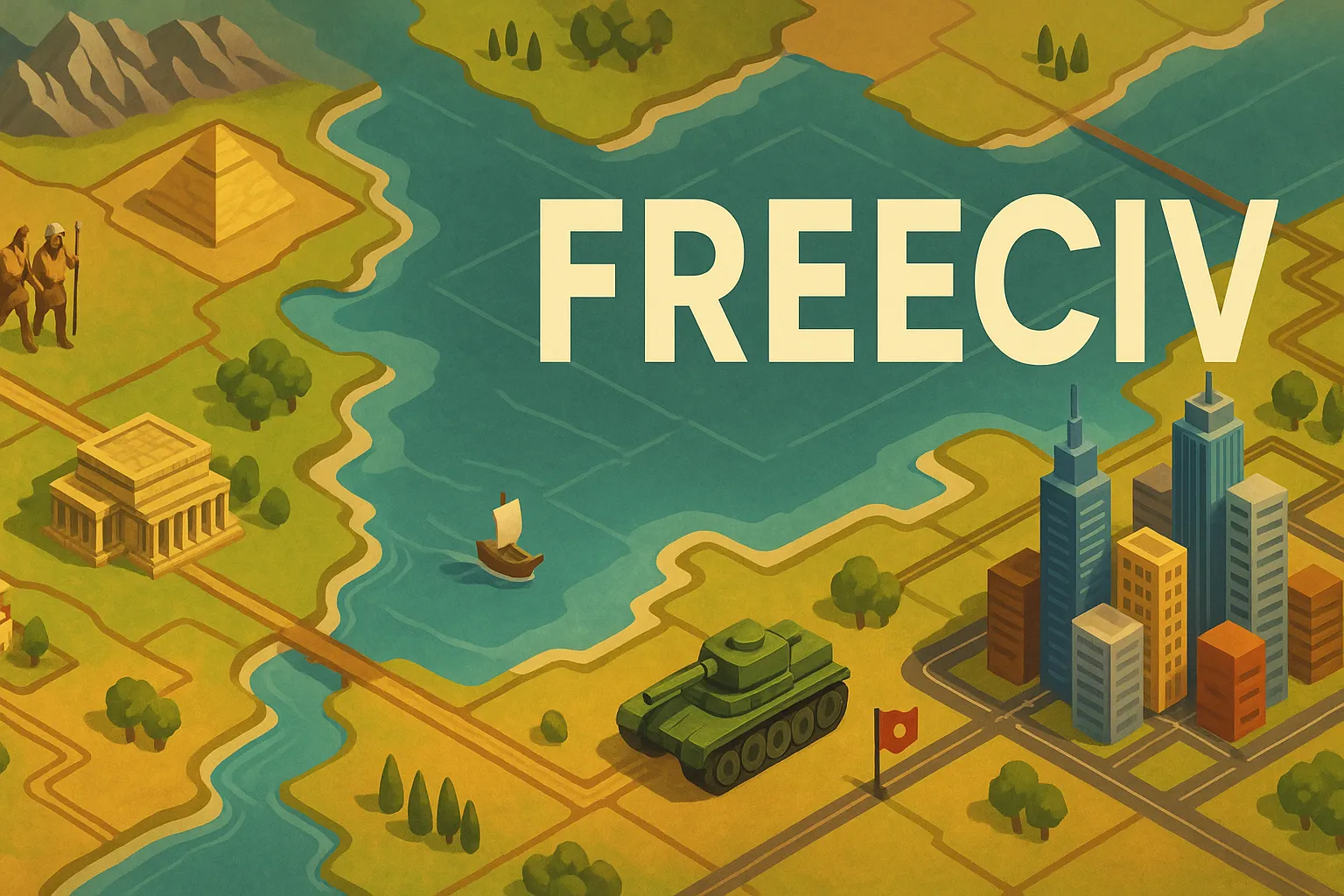 FreeCiv – Turn-Based Strategy