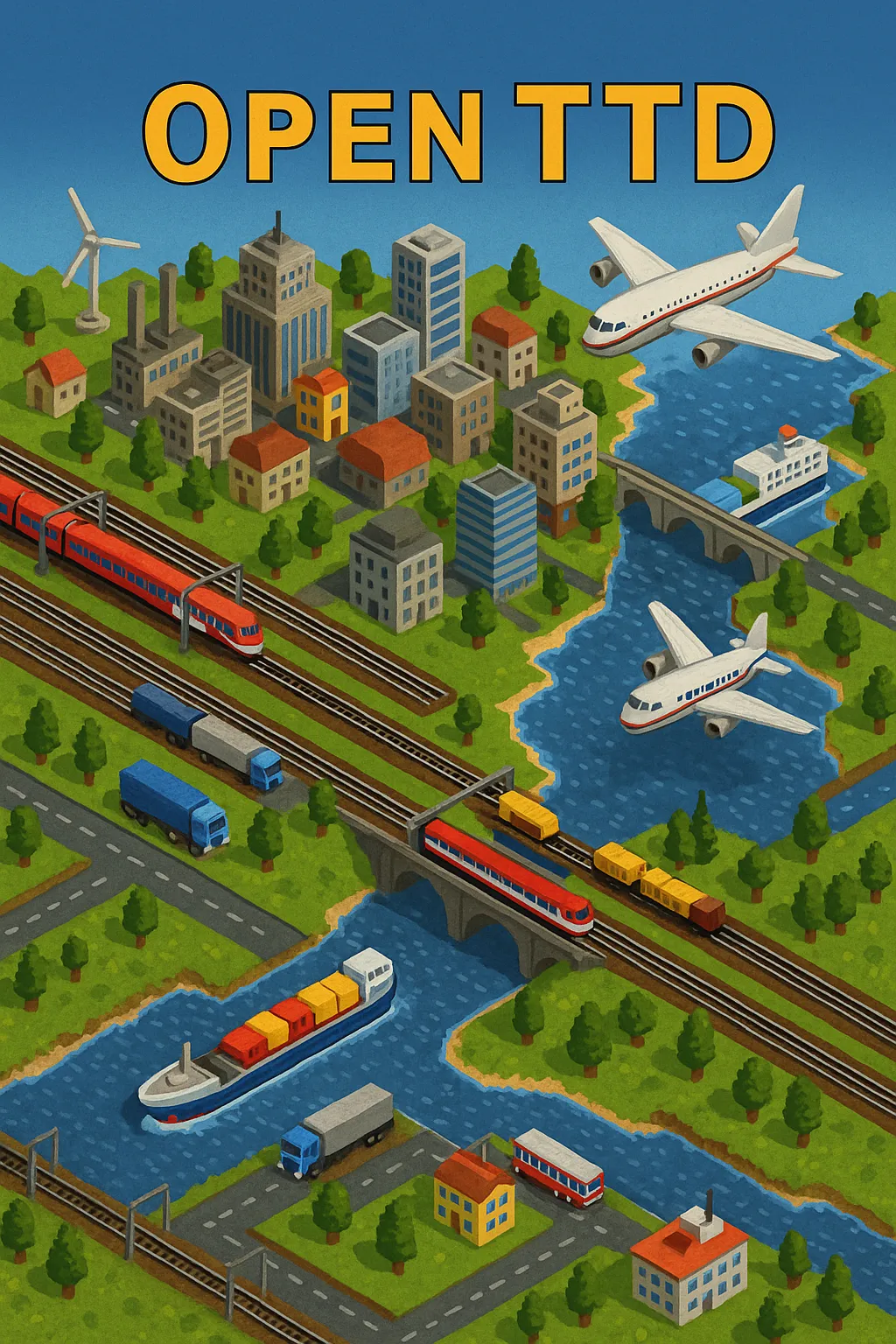 OpenTTD – Free, Open-Source Transport Tycoon Deluxe Simulator - Geblo Games - geblo.games - 1