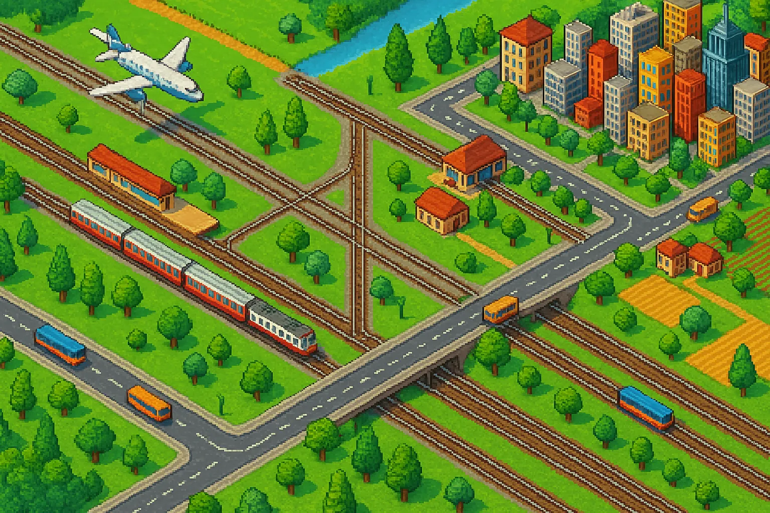 OpenTTD – Transport Tycoon Deluxe Simulator