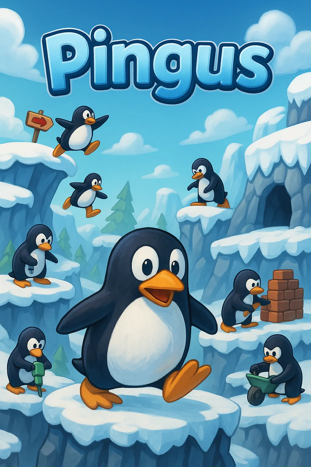 Pingus - Penguin Puzzle Adventure - geblo.games